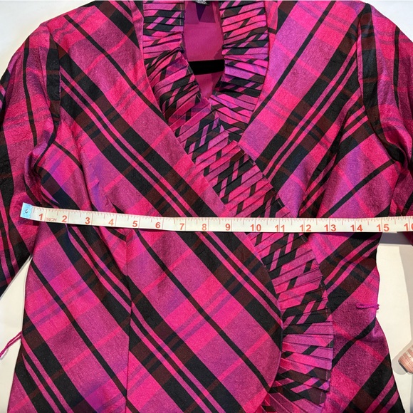 Satin Wrap Top - Picture 4 of 11